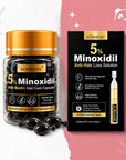 Sada KORMESIC Minoxidil 5 % – kapsle a ampule