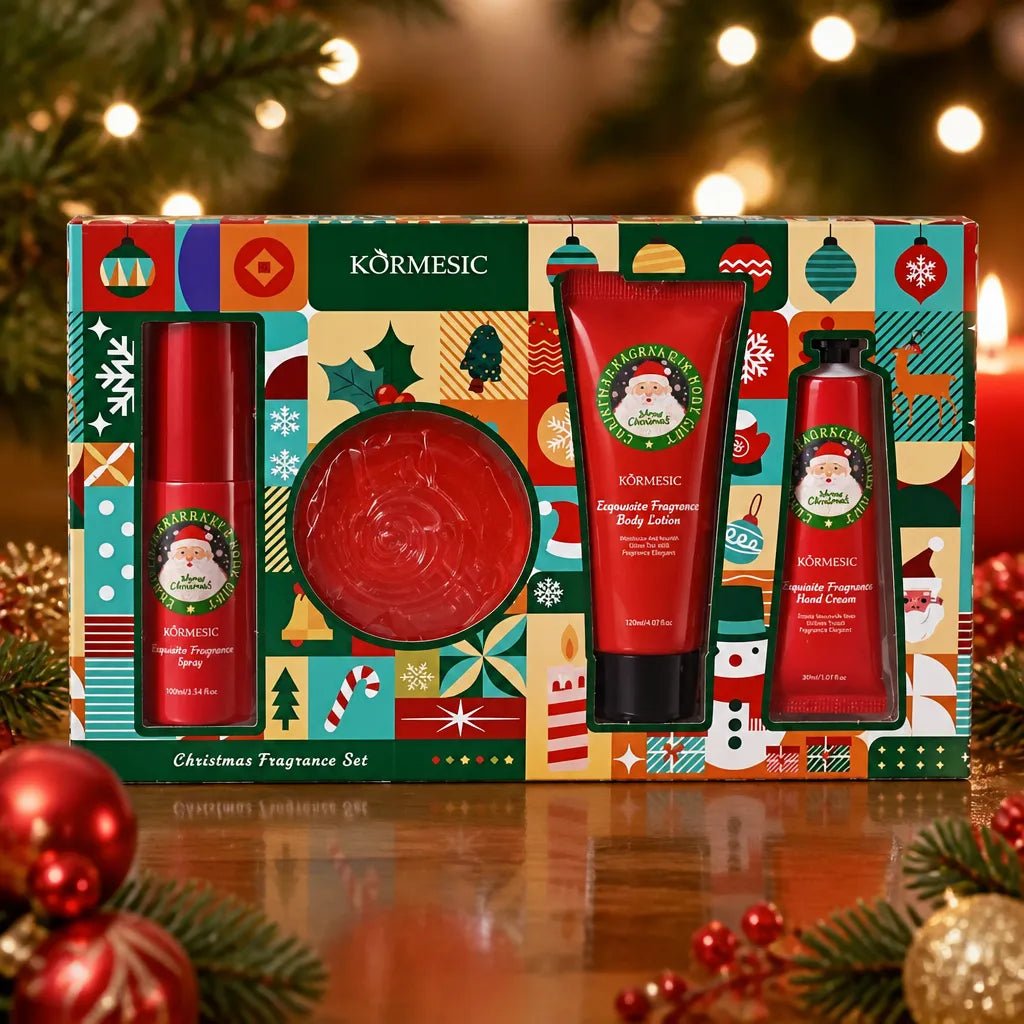 Dárková sada péče o tělo KORMESIC Christmas Fragrance Set – 4 produkty