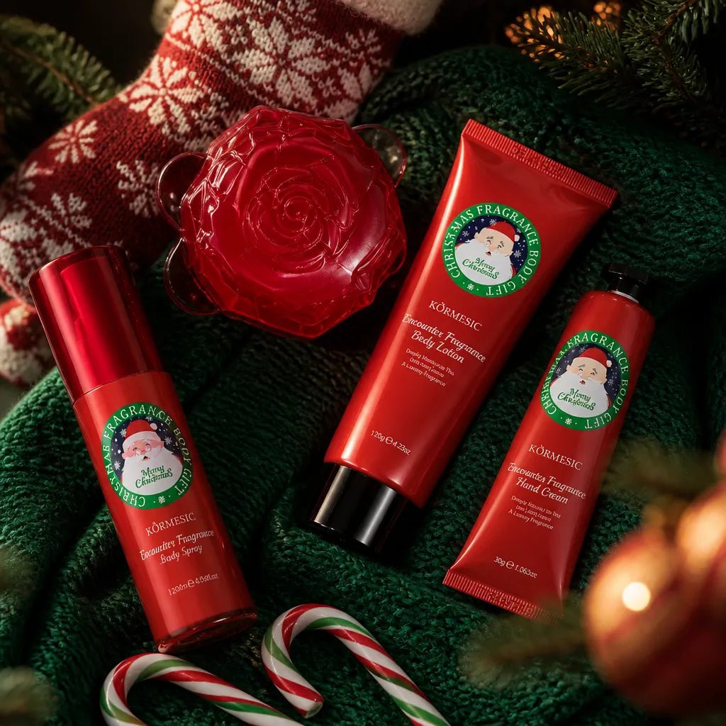 Dárková sada péče o tělo KORMESIC Christmas Fragrance Set – 4 produkty