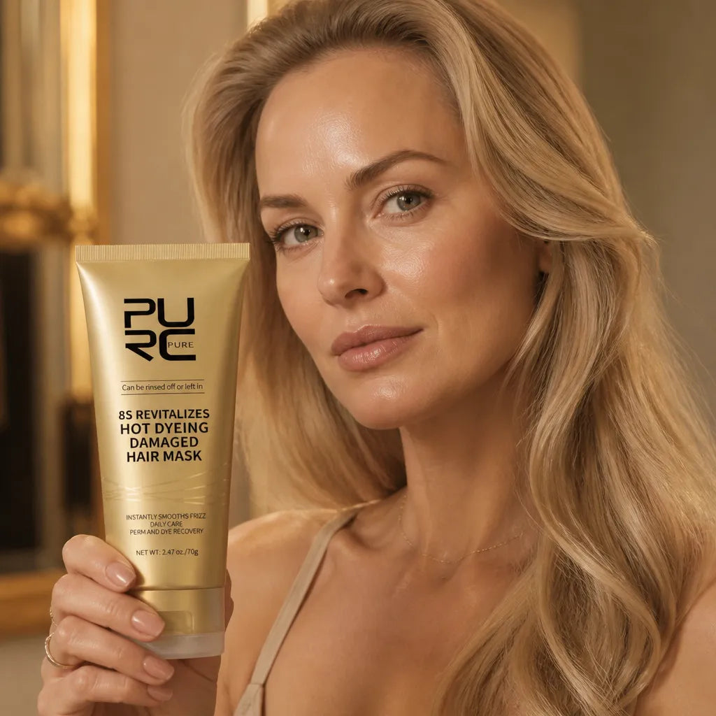 PURC Pure 8S hair mask – post-coloring and styling repair, 70 g