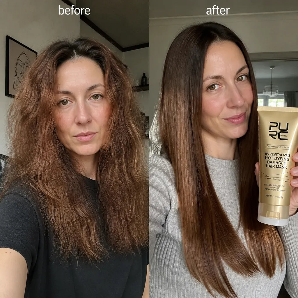 PURC Pure 8S hair mask – post-coloring and styling repair, 70 g