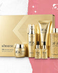 KORMESIC 24K Gold veido priežiūros rinkinys – 6 produktai