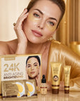 Sada péče o pleť KORMESIC 24K Gold – proti stárnutí a pro rozjasnění