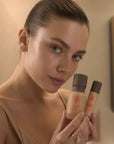 Sada make-upových podkladových bází Bride Shiny Water Sensation + Matte B5 – 02 Natural / 03 Beige