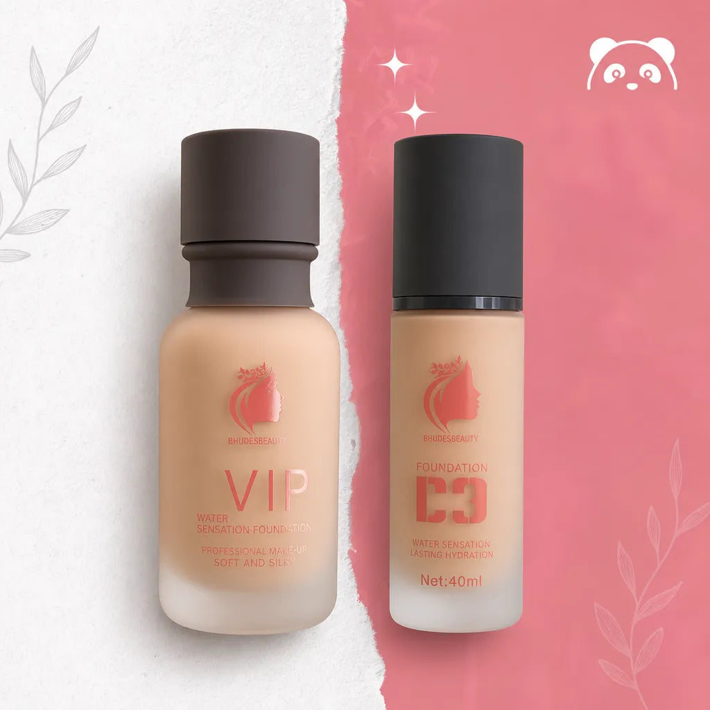Sada make-upových podkladových bází Bride Shiny Water Sensation + Matte B5 – 02 Natural / 03 Beige