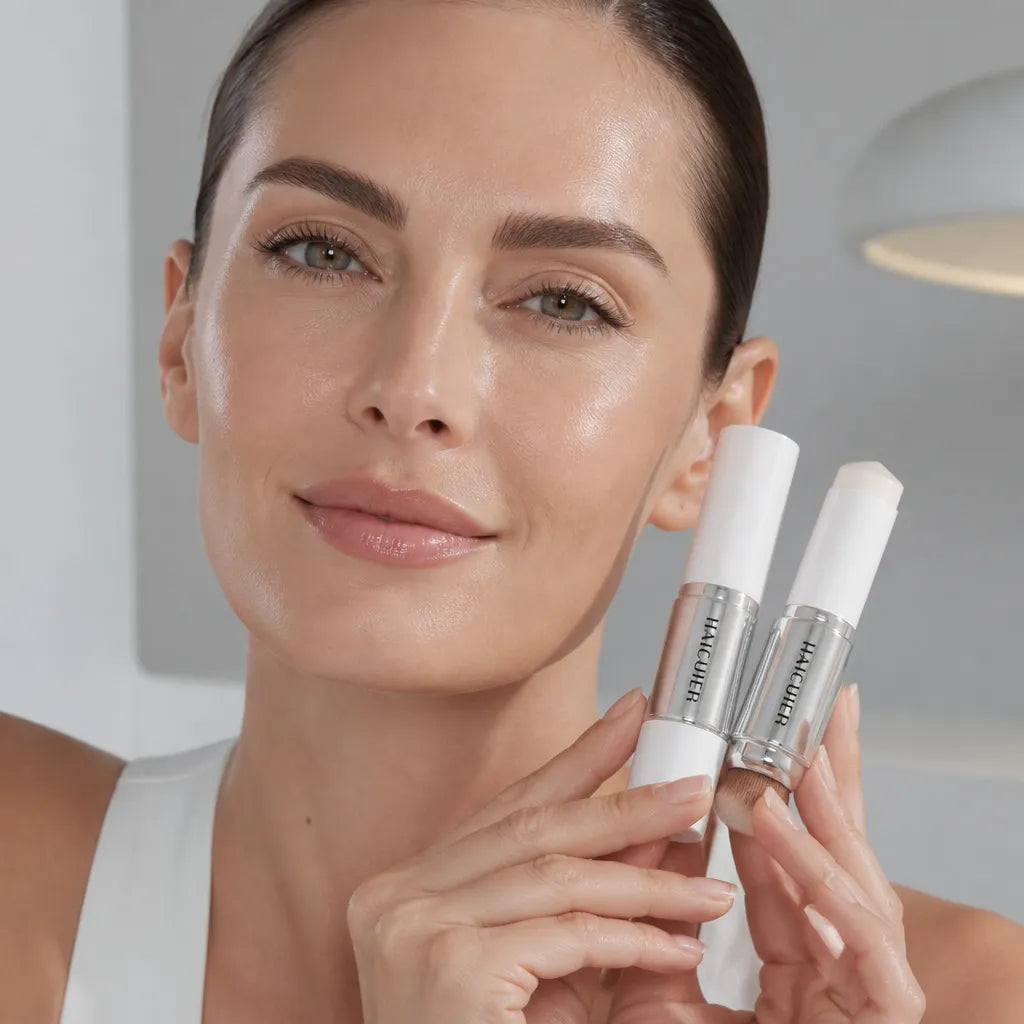 Make-up v tyčinke s kefkou Haicuiier – vysoké krytie, 2 odtiene