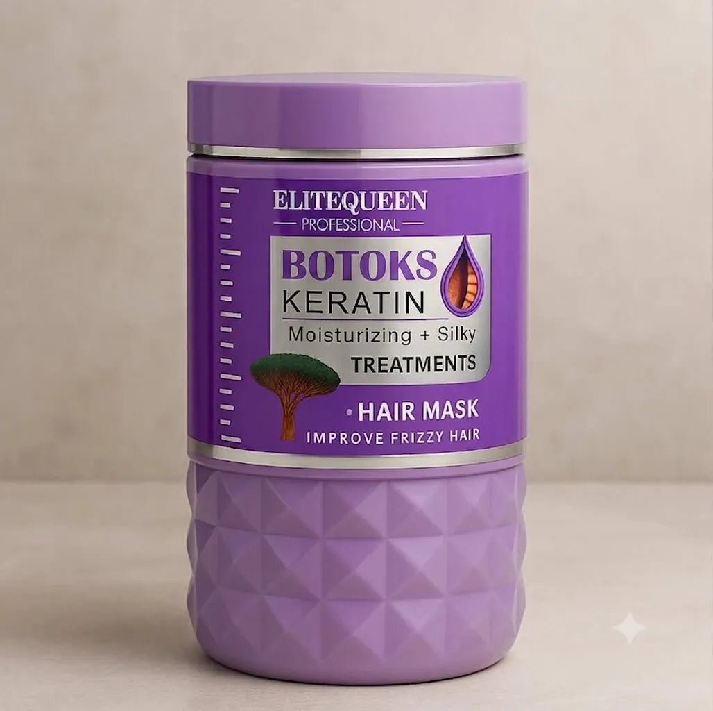 Botox-Keratin-Haarmaske – intensive Feuchtigkeit, Glättung, Geschmeidigkeit und Regeneration