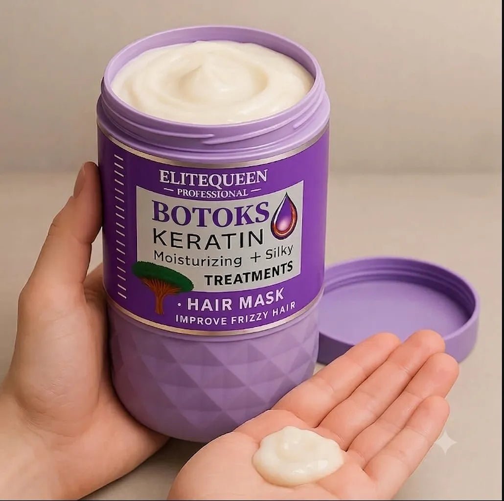 Botox-Keratin-Haarmaske – intensive Feuchtigkeit, Glättung, Geschmeidigkeit und Regeneration