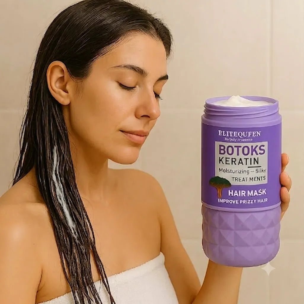 Botox-Keratin-Haarmaske – intensive Feuchtigkeit, Glättung, Geschmeidigkeit und Regeneration
