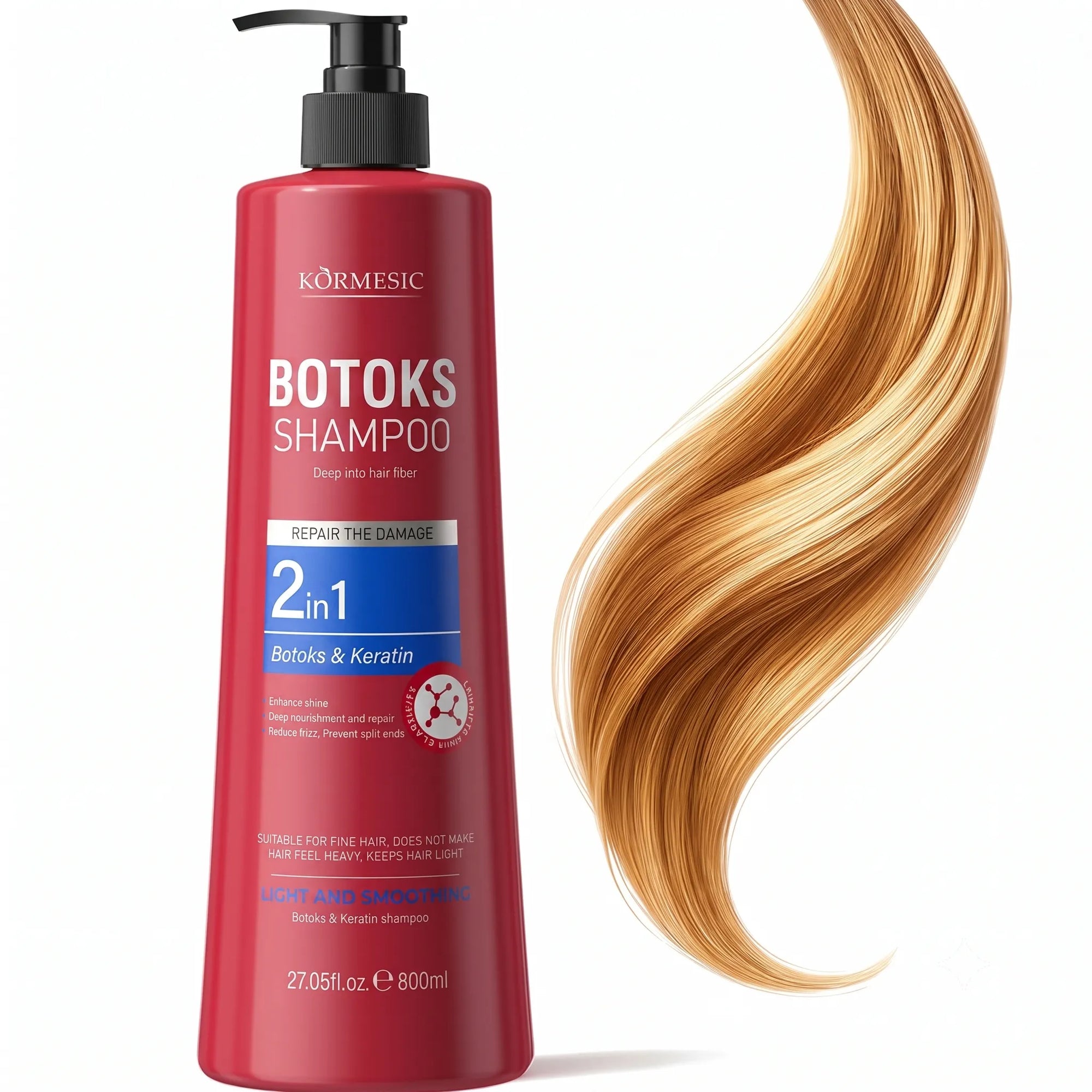 Šampon Botoks &amp; Keratyna – intenzivní obnova a vyhlazení vlasů