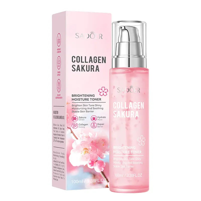 Zestaw 3w1 Collagen Sakura do Pielęgnacji Skóry SADOER