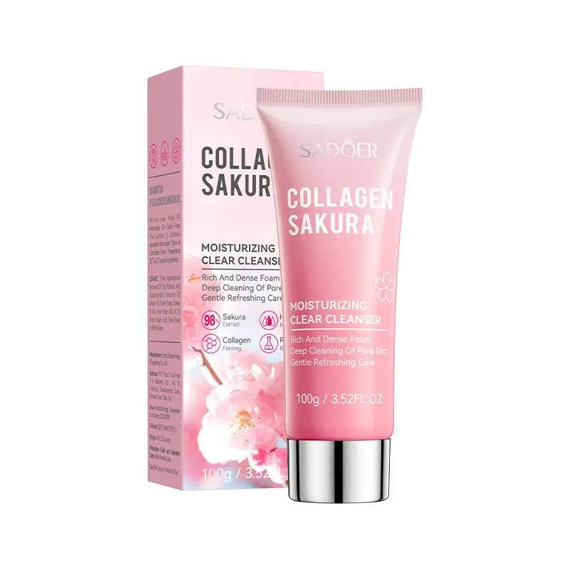 Zestaw 3w1 Collagen Sakura do Pielęgnacji Skóry SADOER