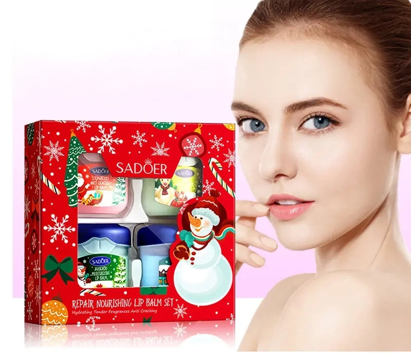 Sadoer Moisturizing Lip Balm Set