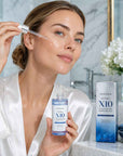 Serum przeciwzmarszczkowe do twarzy z kolagenem morskim Enough Ultra X10 Collagen Pro Marine Ampoule, 30 ml