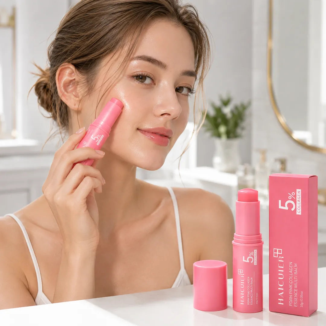 Kremowy sztyft do twarzy z kolagenem 5% – Haicuier PDRN Pink Collagen Essence Multi Balm 10 g