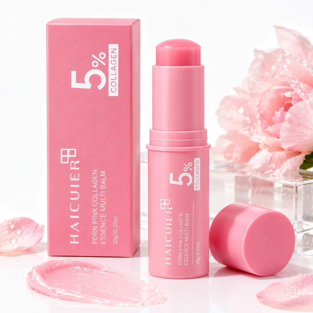 Kremowy sztyft do twarzy z kolagenem 5% – Haicuier PDRN Pink Collagen Essence Multi Balm 10 g