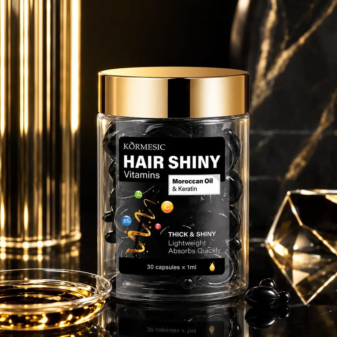 Olejkowe kapsułki do włosów Kormesic Hair Vitamins – 30 kapsułek, 4 warianty do wyboru- wyłącznie do użytku zewnętrznego