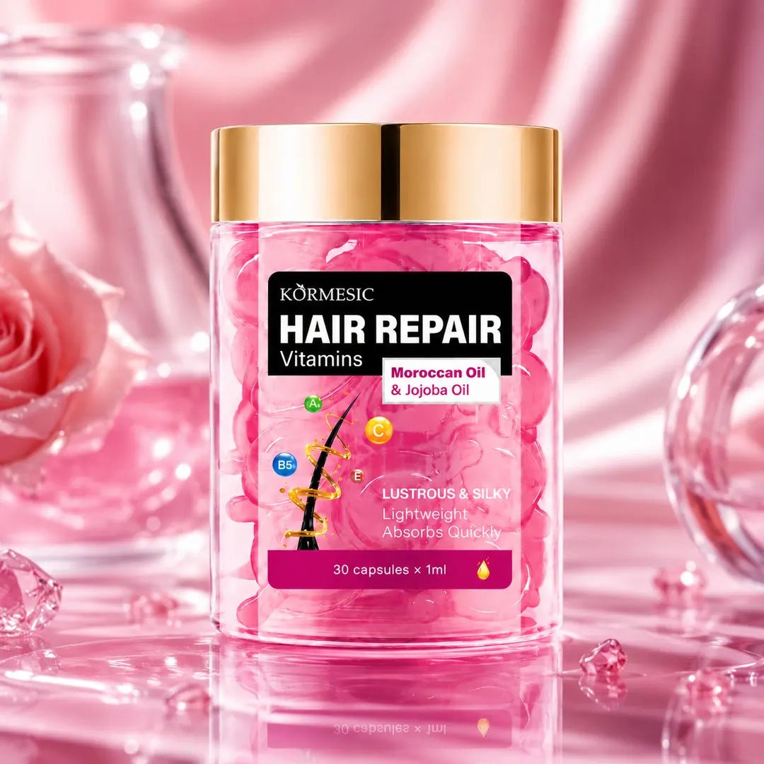 Olejkowe kapsułki do włosów Kormesic Hair Vitamins – 30 kapsułek, 4 warianty do wyboru- wyłącznie do użytku zewnętrznego
