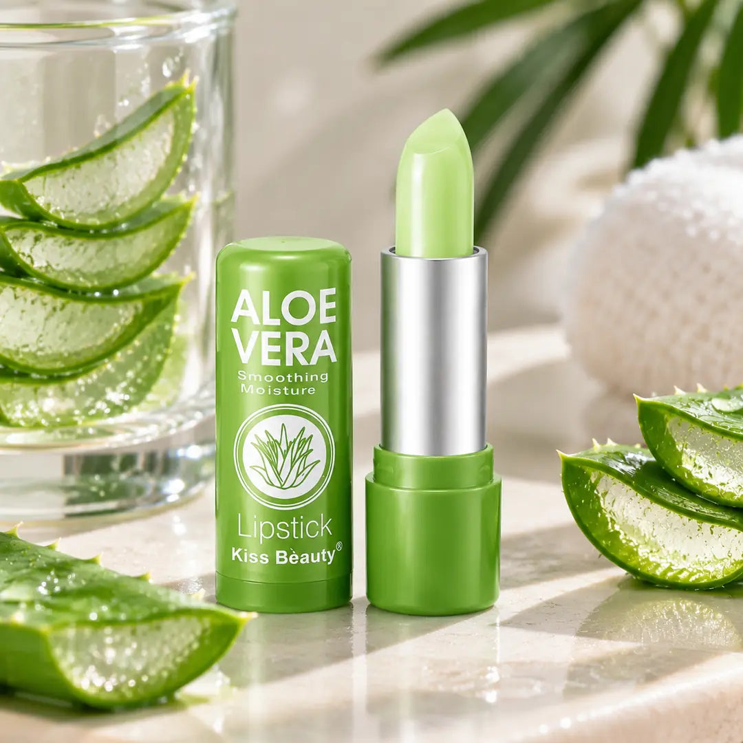 Pomadka do ust z aloesem Kiss Beauty – Aloe Vera Lipstick