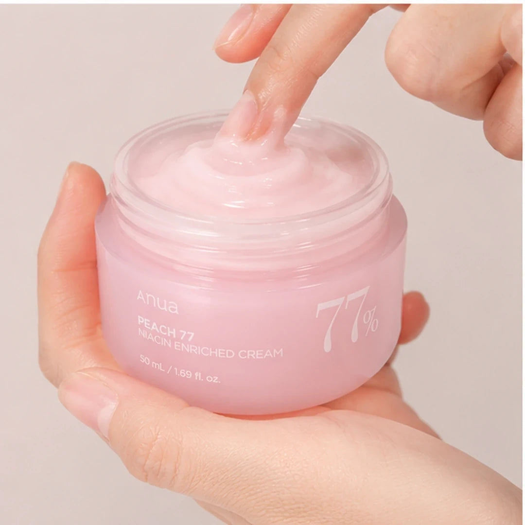 Krem do twarzy nawilżająco-rozświetlający Anua Peach 77% Niacin Enriched Cream 50 ml