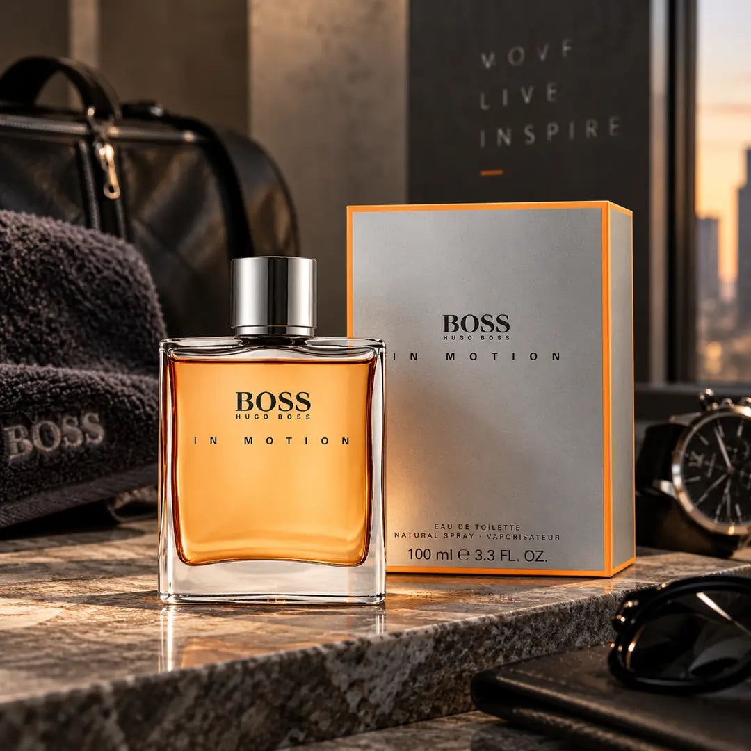Hugo Boss in Motion Eau de Toilette Fresh Fragrance for Men Active Energy 100 ml