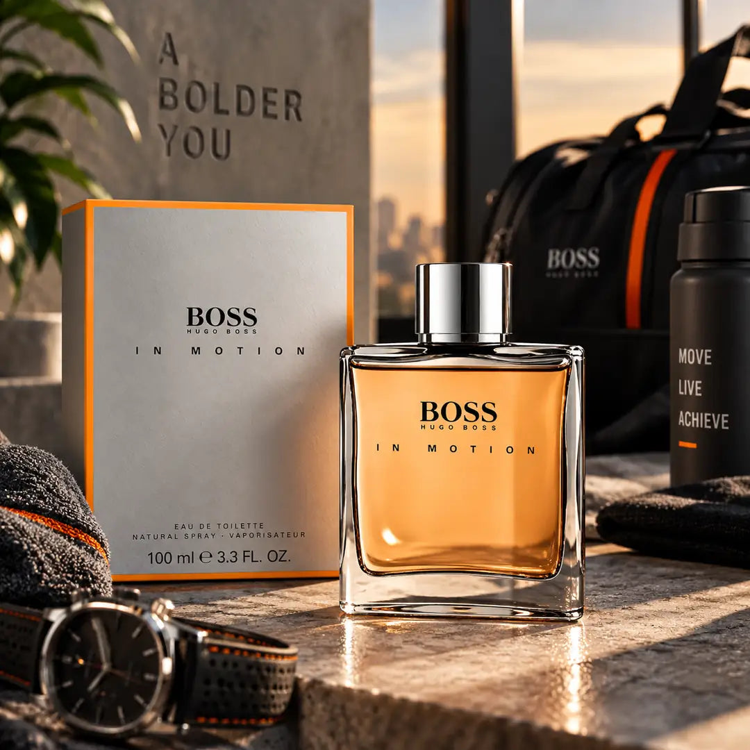 Hugo Boss in Motion Eau de Toilette Fresh Fragrance for Men Active Energy 100 ml