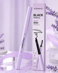 Ołówek do brwi 2w1 Kormesic Black Pencil – czarny, 0,3 g