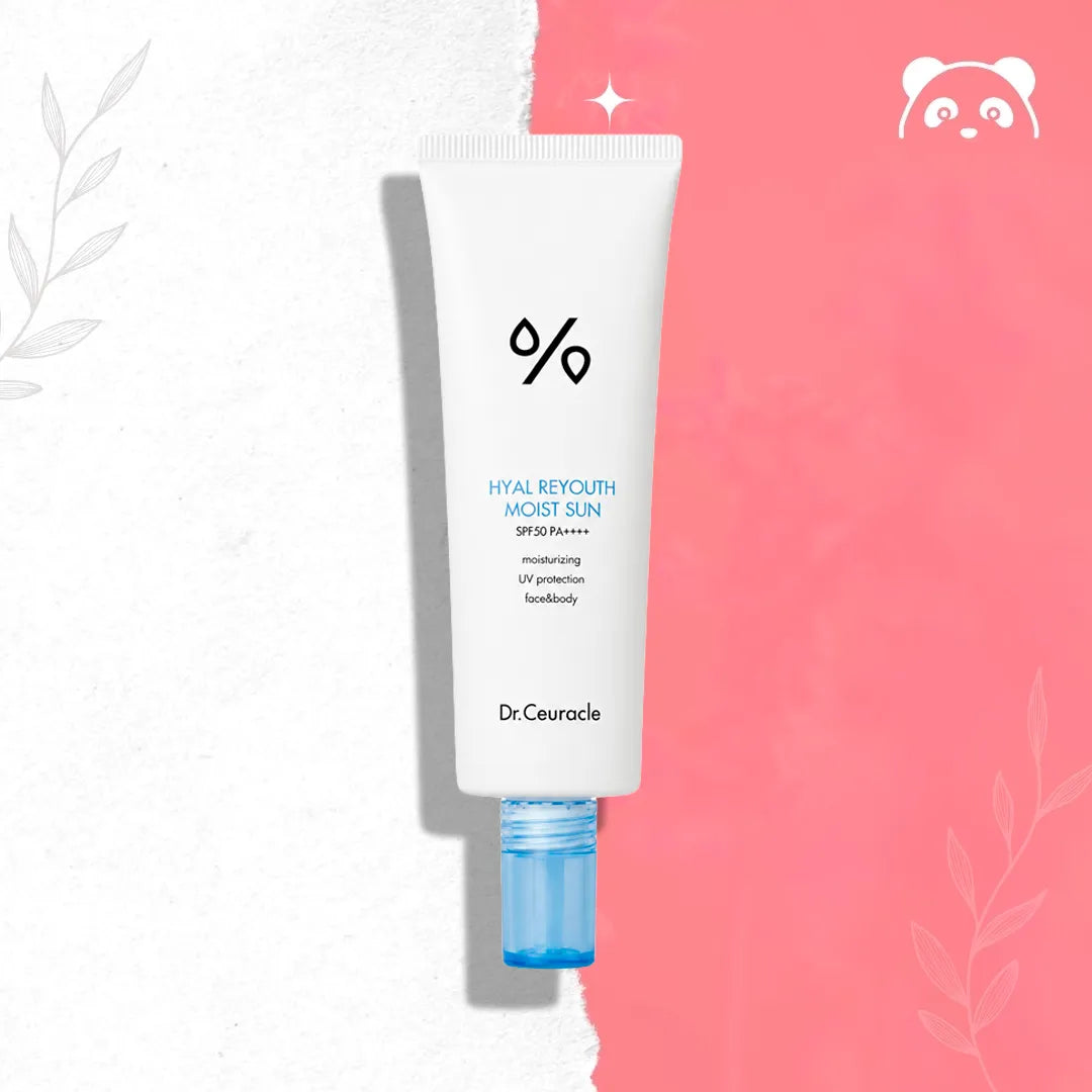 Krem przeciwsłoneczny do twarzy Dr. Ceuracle Hyal Reyouth Moist Sun SPF 50+ PA++++, 50 ml