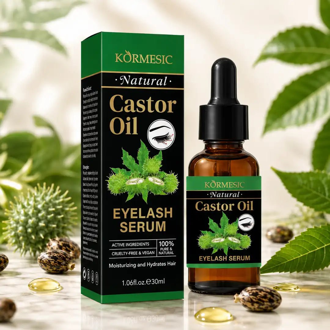 Serum do rzęs i brwi z olejem rycynowym Kormesic Natural Castor Oil 30 ml