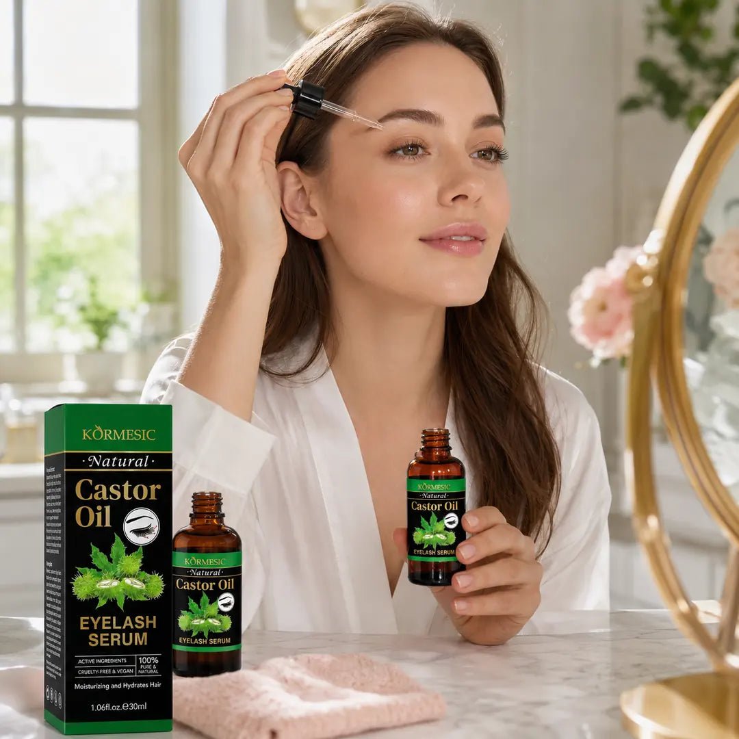 Serum do rzęs i brwi z olejem rycynowym Kormesic Natural Castor Oil 30 ml