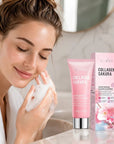 Pianka do mycia twarzy SADOER Collagen Sakura – 100 g