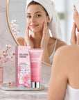 Pianka do mycia twarzy SADOER Collagen Sakura – 100 g
