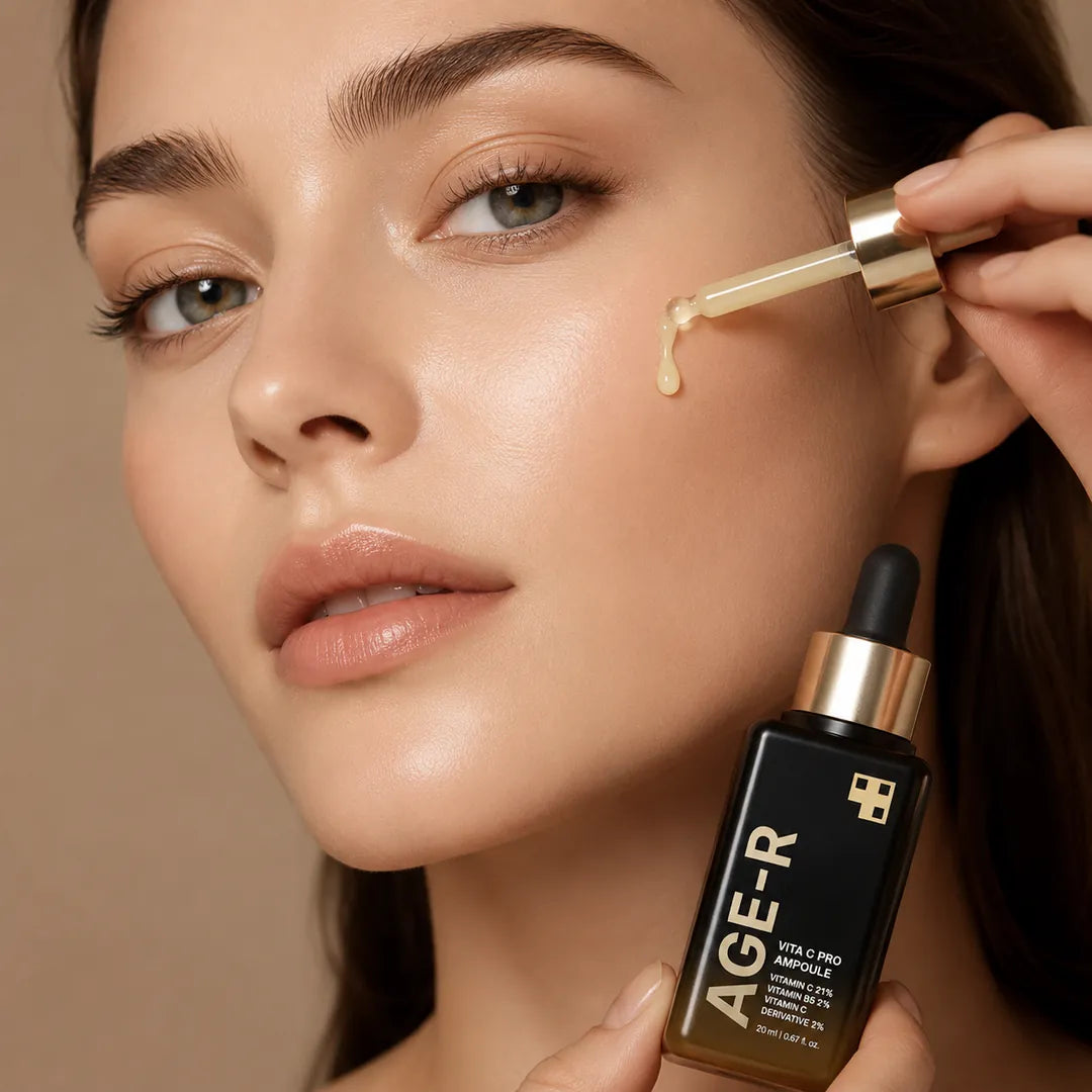 Serum-ampułka do twarzy z witaminą C Medicube Age-R Vita C Pro Ampoule – rozjaśnienie przebarwień, 20 ml