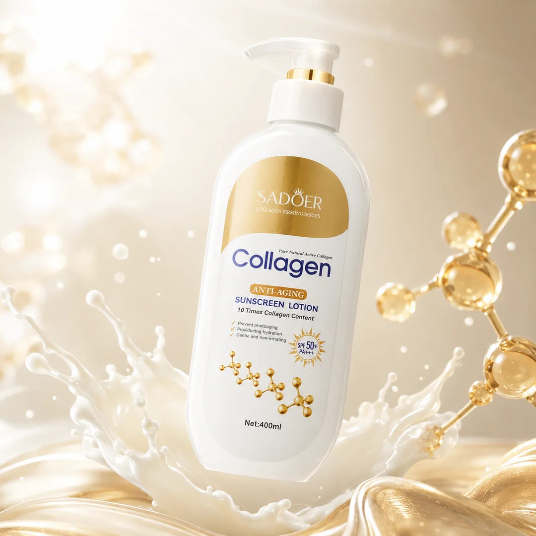Balsam przeciwsłoneczny z kolagenem SADOER SPF 50+ PA+++ – 400 ml
