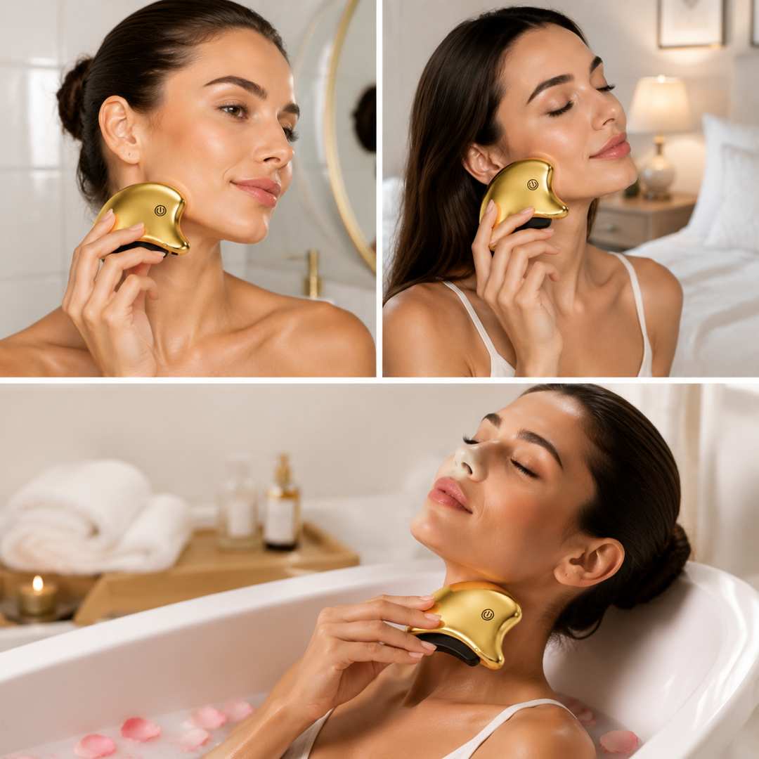 Masażer liftingujący do twarzy i skóry głowy JOSUR Beauty – inteligentne urządzenie z funkcją termicznego masażu