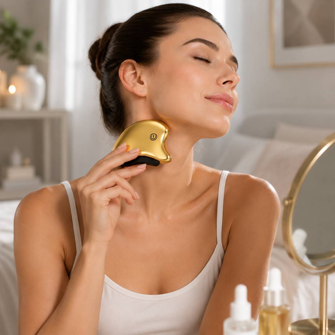 Masażer liftingujący do twarzy i skóry głowy JOSUR Beauty – inteligentne urządzenie z funkcją termicznego masażu