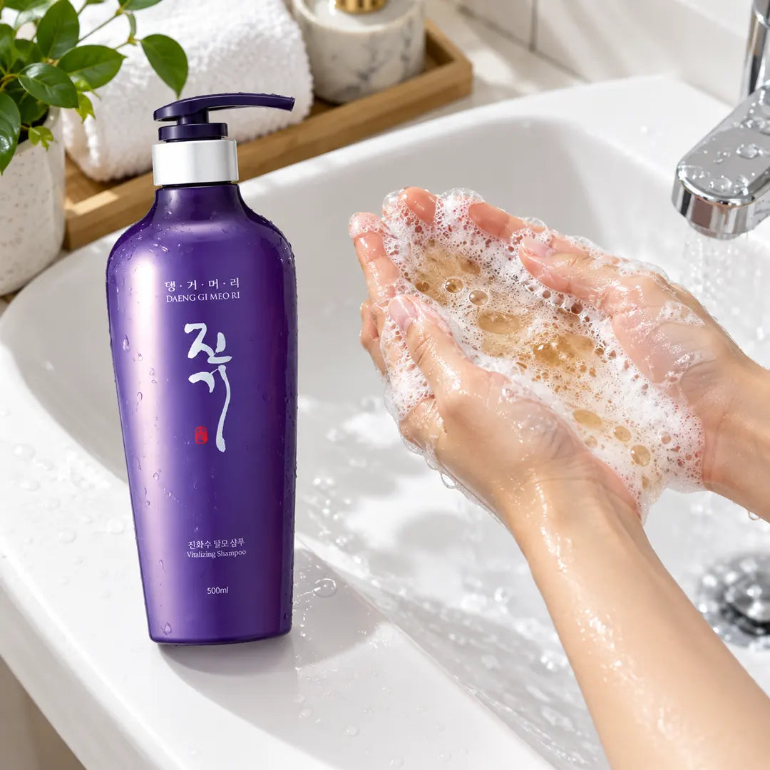 Daeng Gi Meo Ri Vitalizing Shampoo – pieniąca się konsystencja