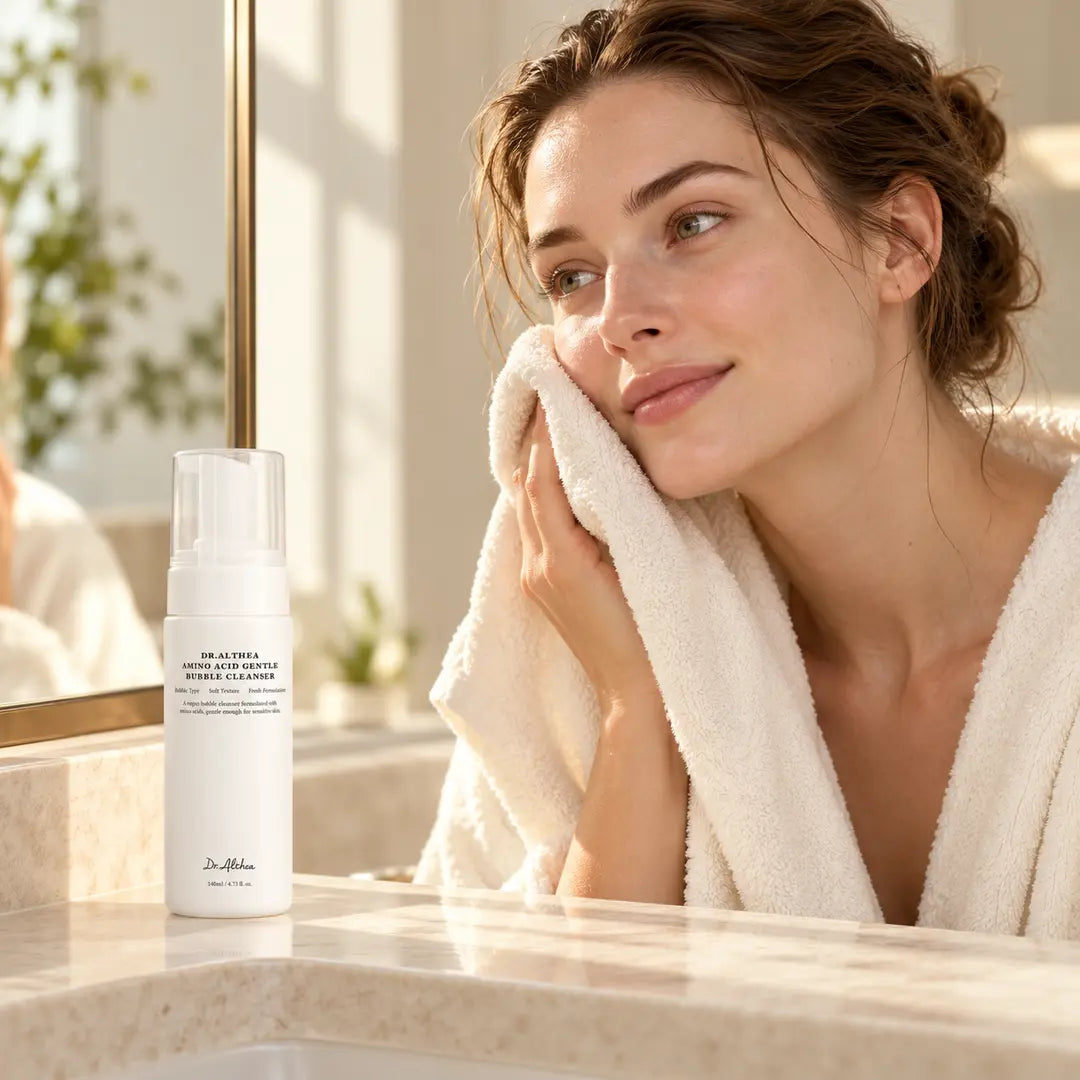 Pielęgnacja po oczyszczaniu pianką Dr.Althea Amino Acid Gentle Bubble Cleanser