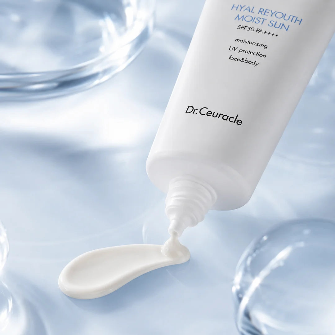 Krem przeciwsłoneczny do twarzy Dr. Ceuracle Hyal Reyouth Moist Sun SPF 50+ PA++++, 50 ml