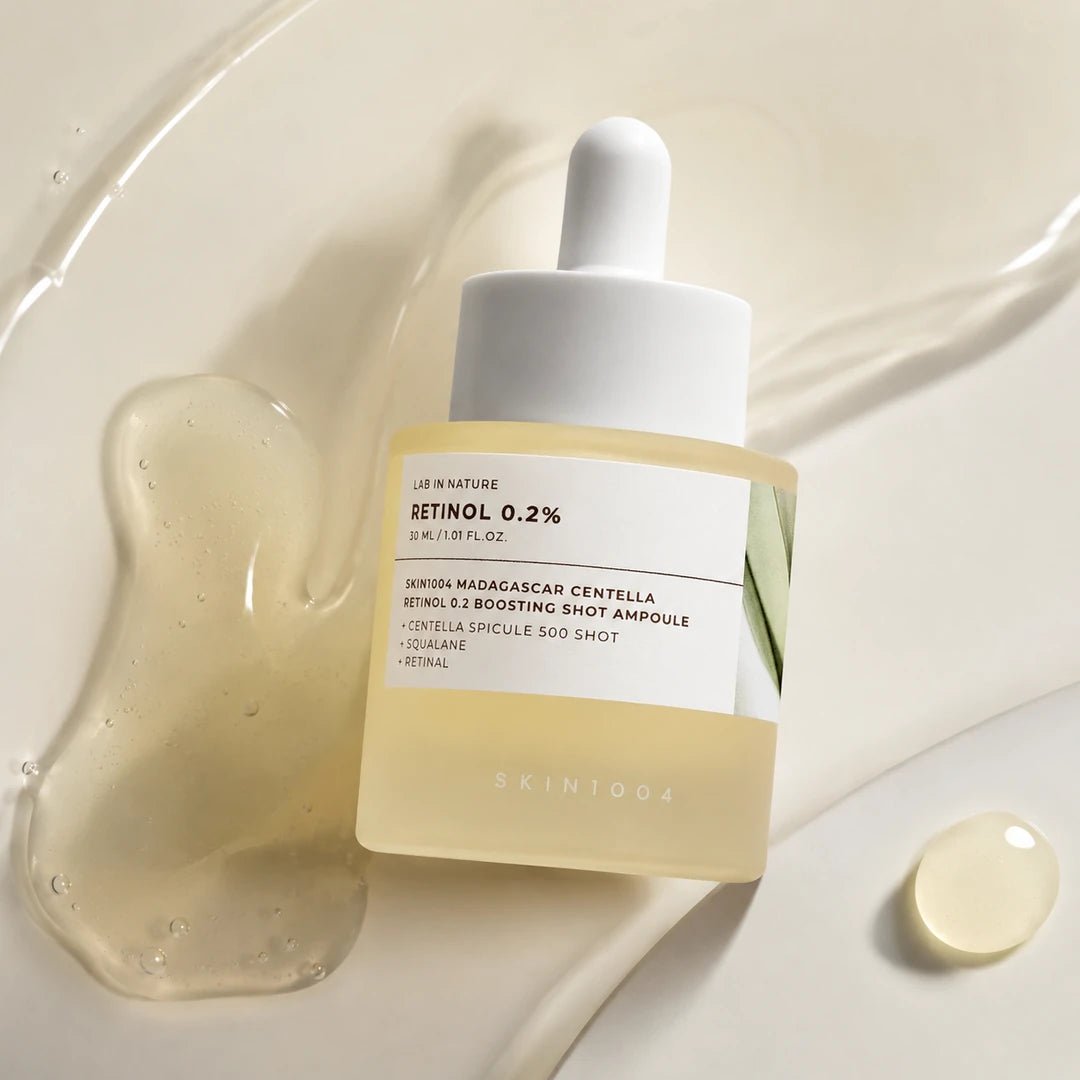 Przeciwzmarszczkowa ampułka do twarzy z retinolem i retinalem SKIN1004 Lab in Nature, 30 ml