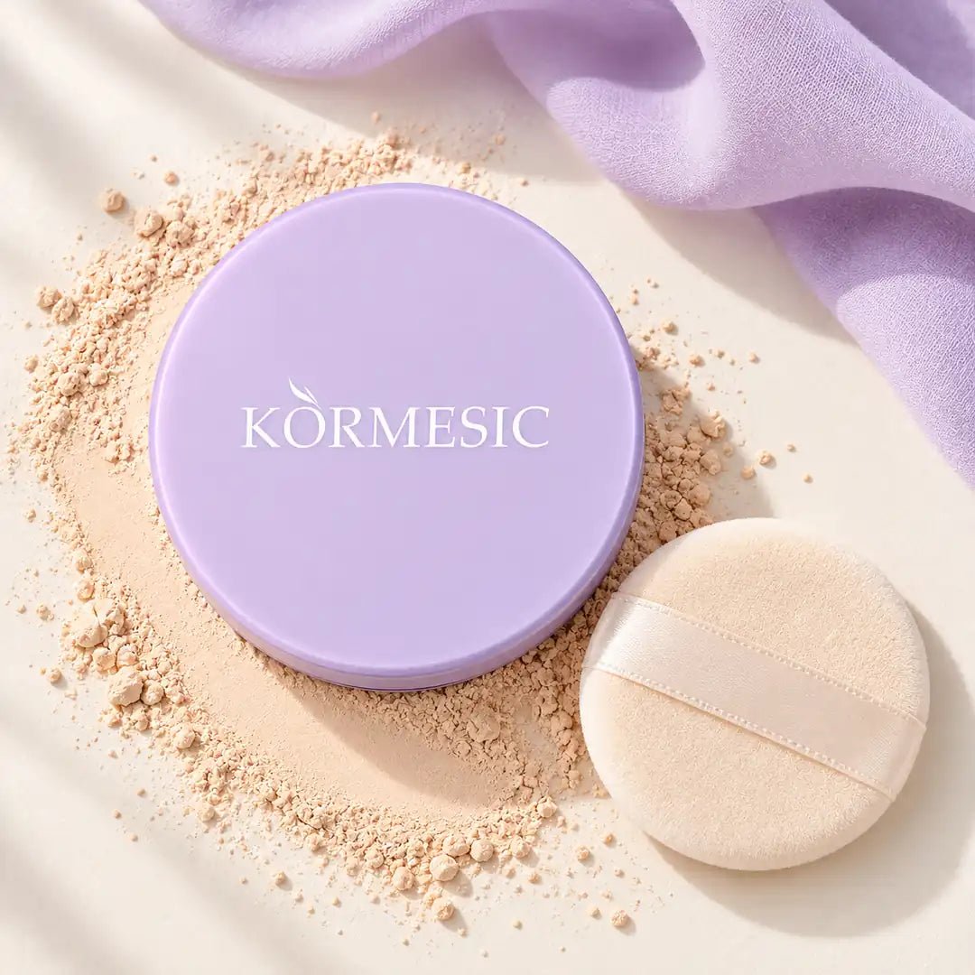 KORMESIC Matte Powder 2in1 – puder matujący 02 Light Beige - Pudry do makijażu