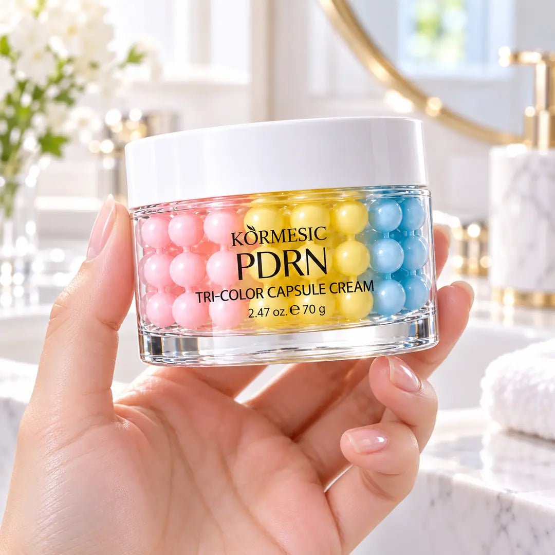 KORMESIC PDRN Tri-Color Capsule Cream – nawilżający krem do twarzy 70 g - Kremy do twarzy