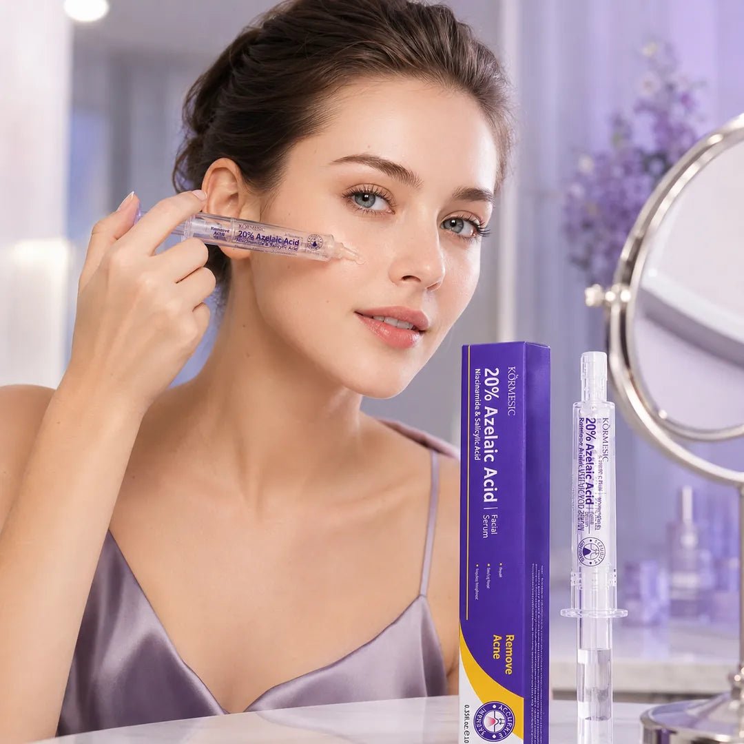 Serum do twarzy z 20% kwasem azelainowym Kormesic – niacynamid i kwas salicylowy, 10 ml