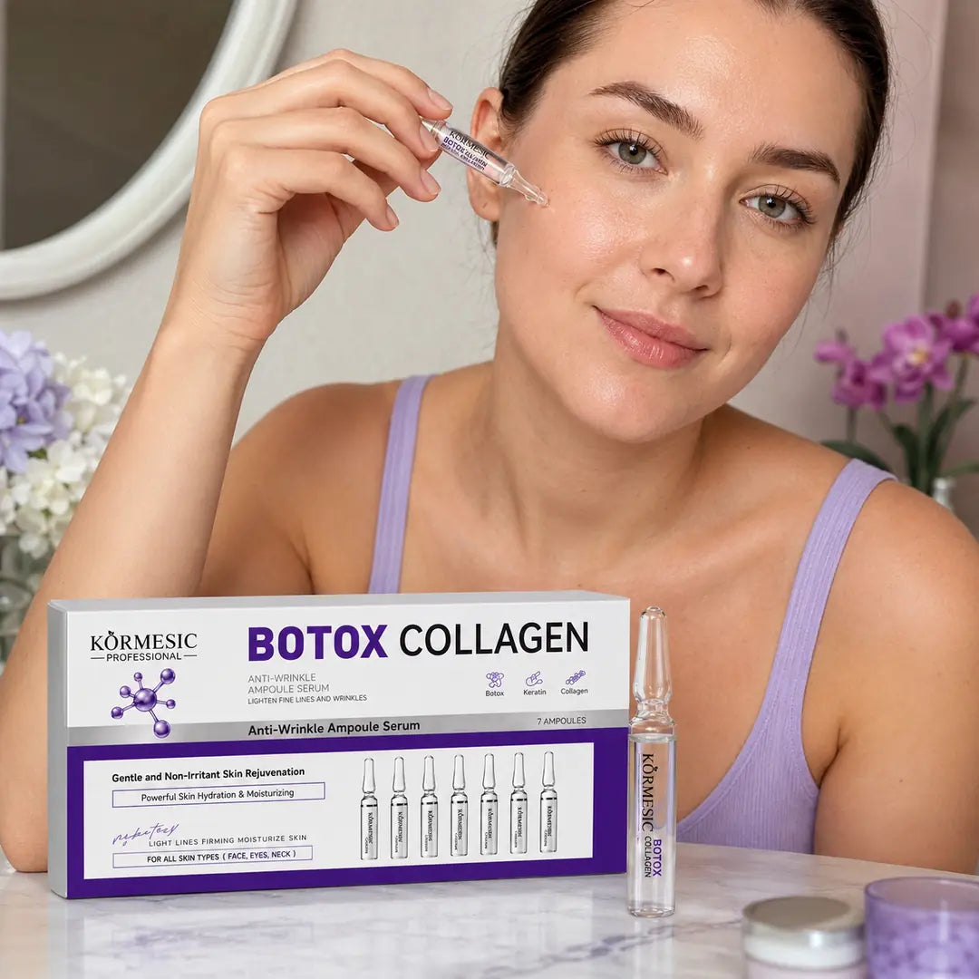 Serum do twarzy w ampułkach Kormesic Botox Collagen – 7 ampułek