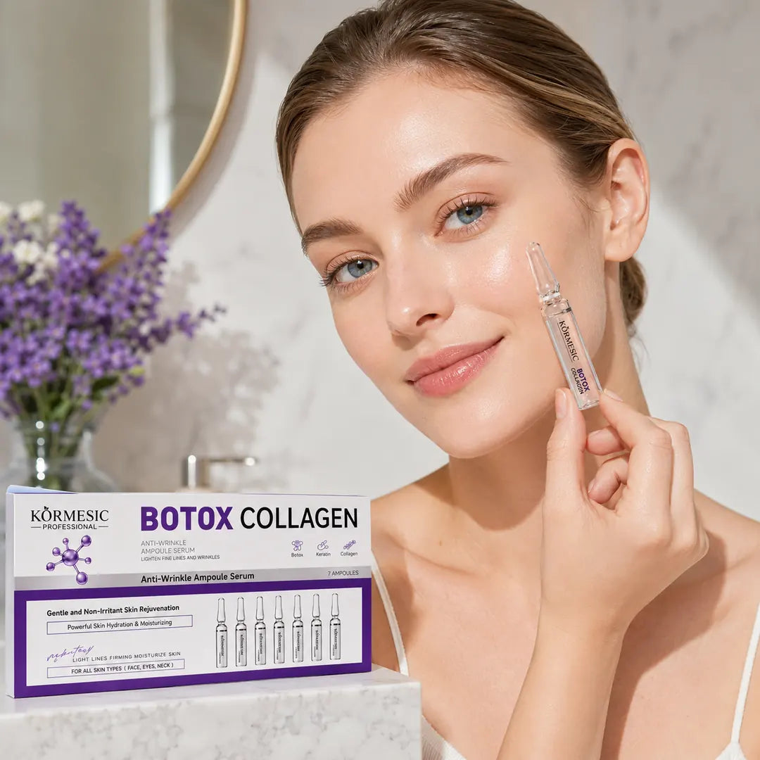 Serum do twarzy w ampułkach Kormesic Botox Collagen – 7 ampułek