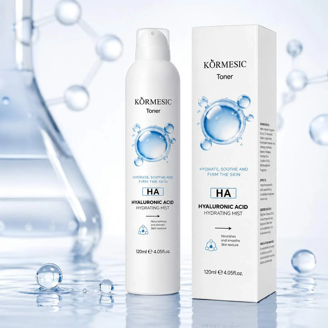Tonik-mgiełka do twarzy z kwasem hialuronowym Kormesic HA Firming Emulsion – 120 ml