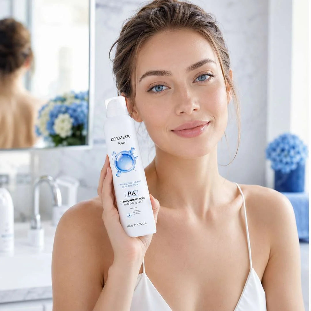 Tonik-mgiełka do twarzy z kwasem hialuronowym Kormesic HA Firming Emulsion – 120 ml