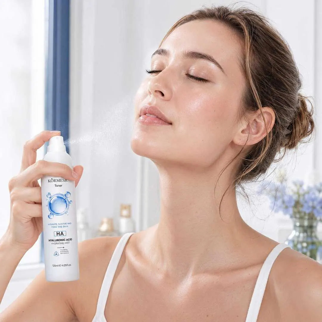 Tonik-mgiełka do twarzy z kwasem hialuronowym Kormesic HA Firming Emulsion – 120 ml
