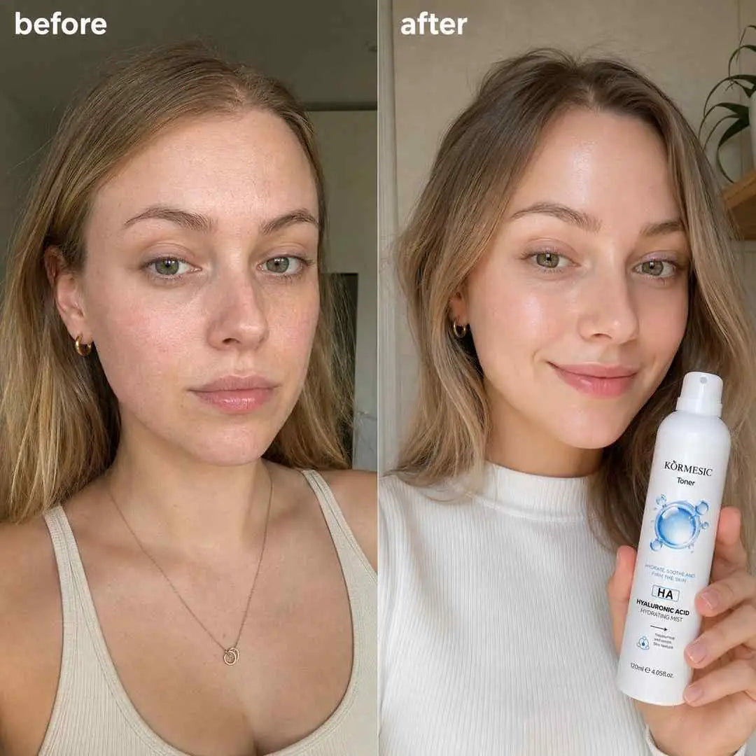 Tonik-mgiełka do twarzy z kwasem hialuronowym Kormesic HA Firming Emulsion – 120 ml