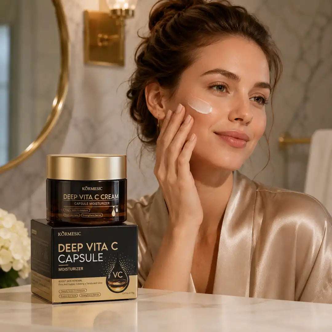 Krem do twarzy z witaminą C Kormesic Deep Vita C Capsule Moisturizer – 70 g